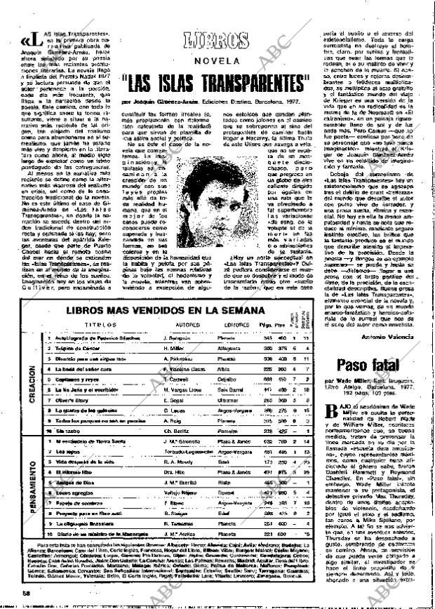 BLANCO Y NEGRO MADRID 08-02-1978 página 58