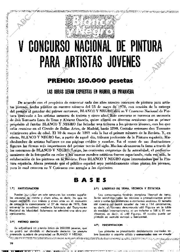 BLANCO Y NEGRO MADRID 08-02-1978 página 70