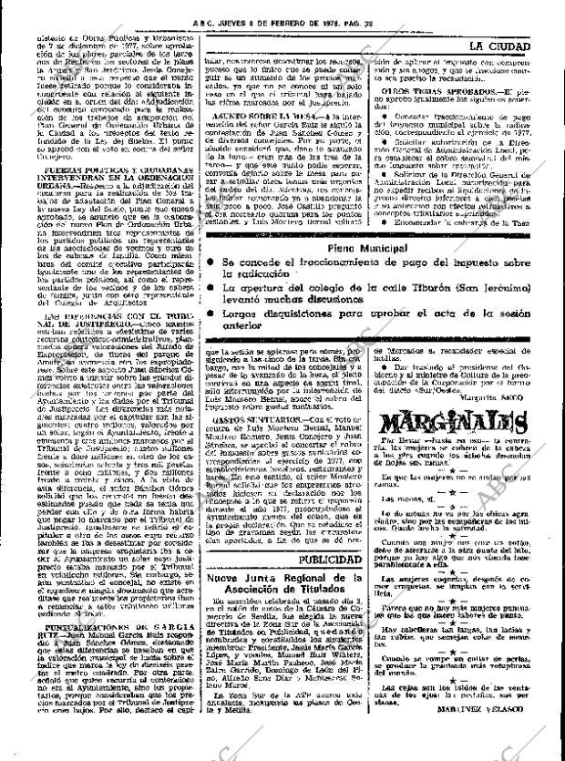 ABC SEVILLA 09-02-1978 página 28