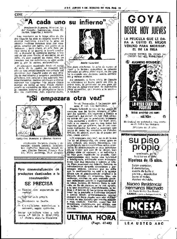 ABC SEVILLA 09-02-1978 página 43