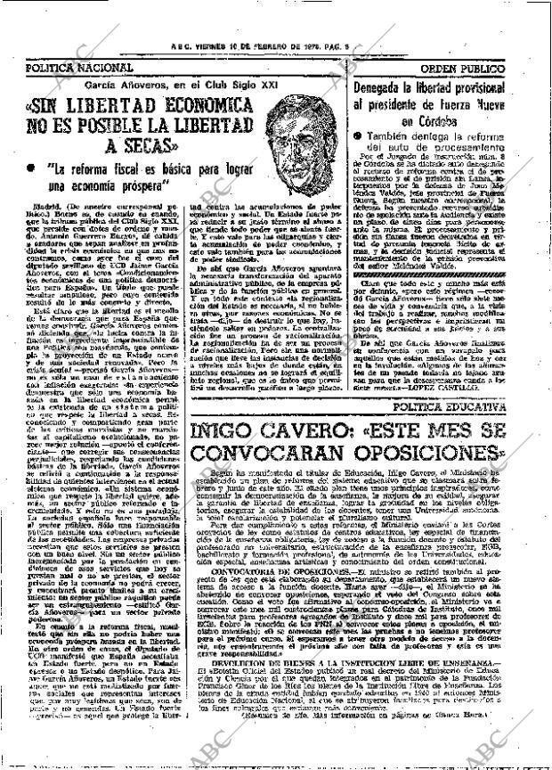 ABC SEVILLA 10-02-1978 página 16