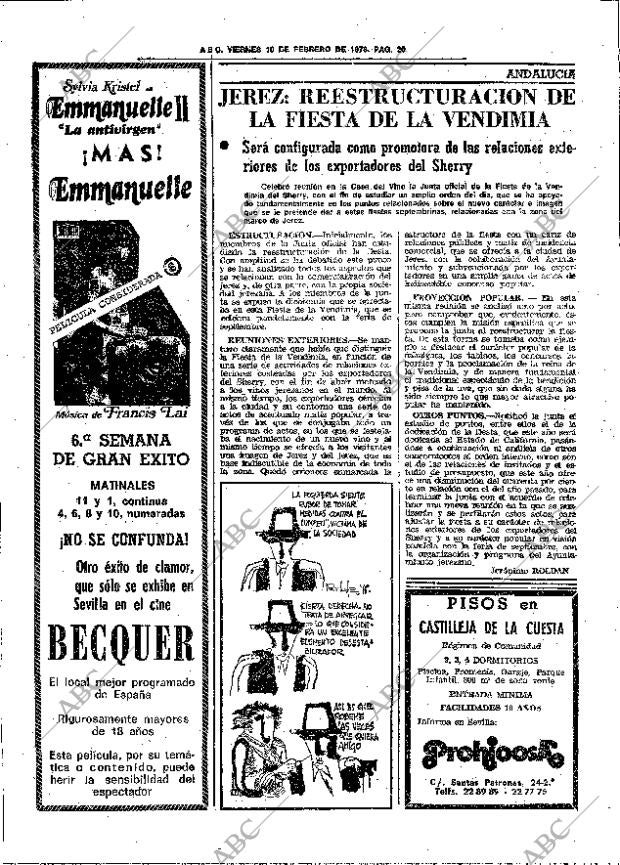 ABC SEVILLA 10-02-1978 página 28