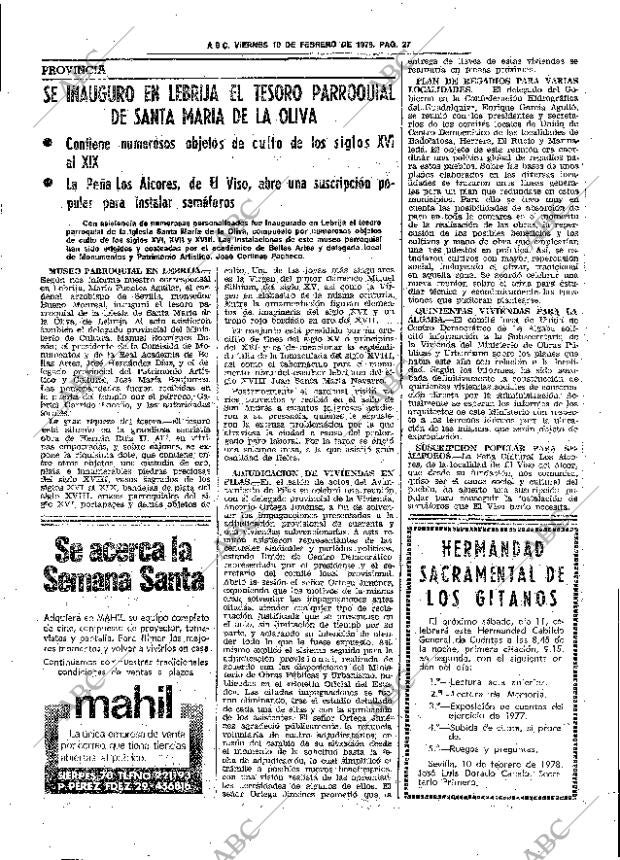 ABC SEVILLA 10-02-1978 página 35