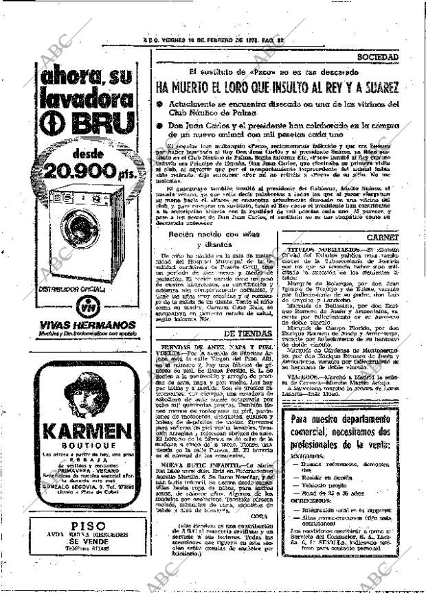 ABC SEVILLA 10-02-1978 página 40