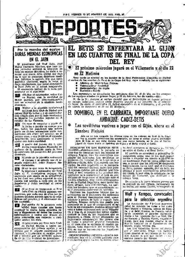 ABC SEVILLA 10-02-1978 página 43