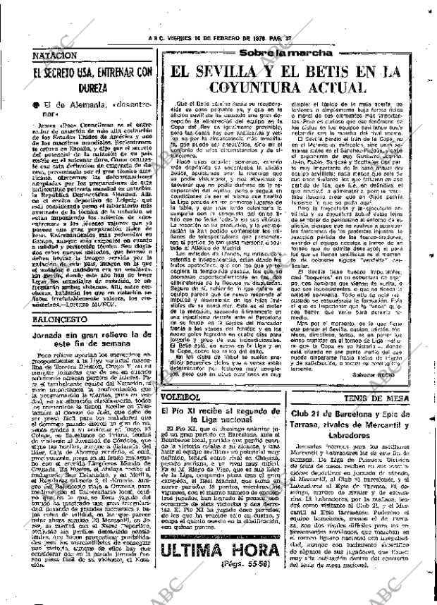 ABC SEVILLA 10-02-1978 página 45