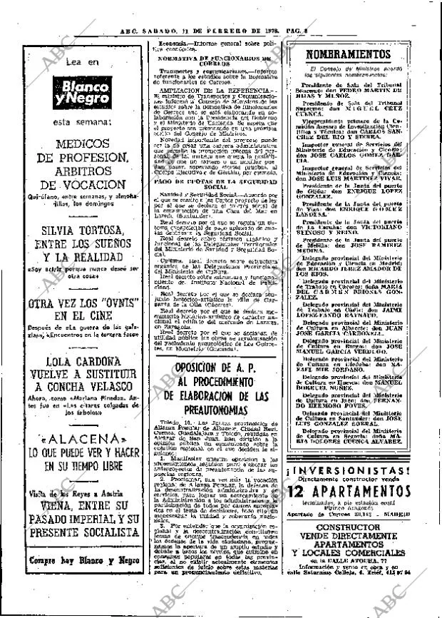 ABC MADRID 11-02-1978 página 16