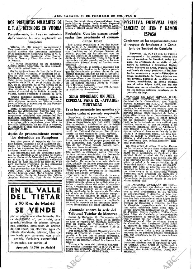 ABC MADRID 11-02-1978 página 22