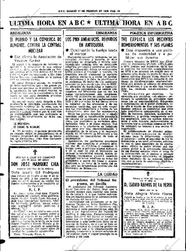 ABC SEVILLA 11-02-1978 página 52