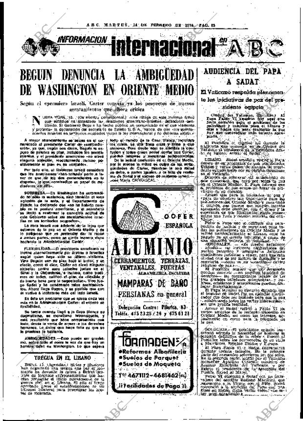 ABC MADRID 14-02-1978 página 41