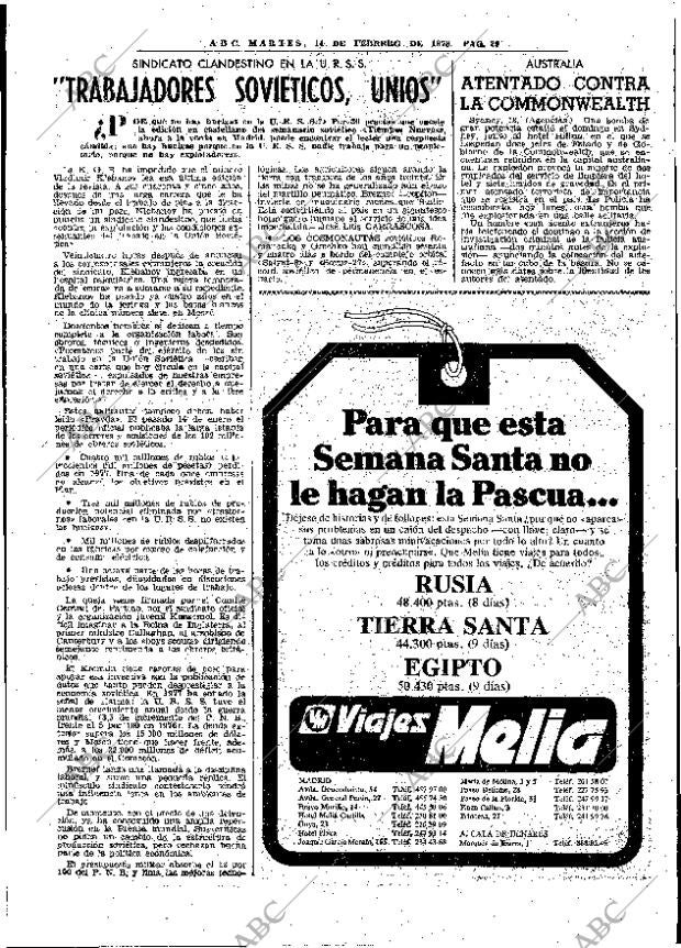 ABC MADRID 14-02-1978 página 45