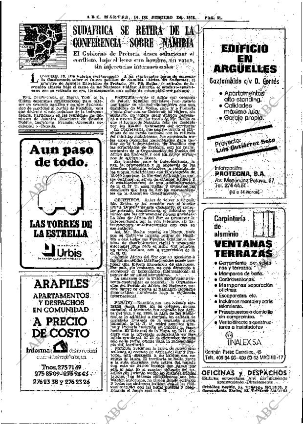 ABC MADRID 14-02-1978 página 47