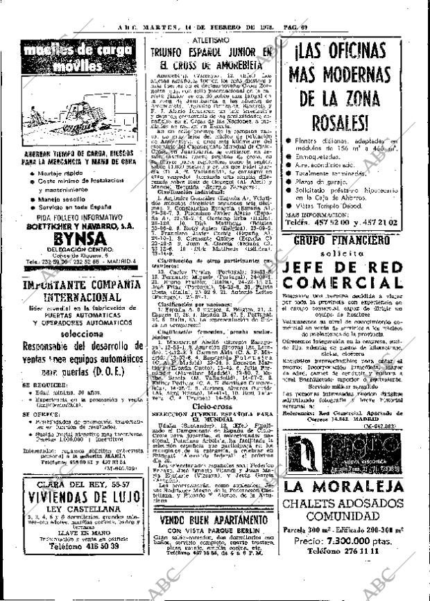 ABC MADRID 14-02-1978 página 76