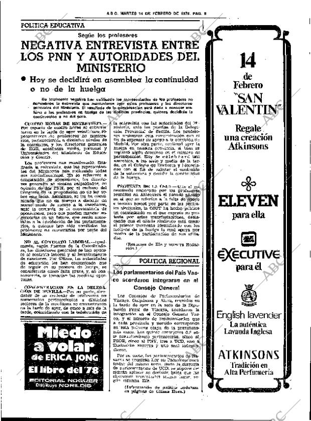 ABC SEVILLA 14-02-1978 página 21