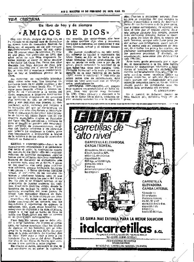 ABC SEVILLA 14-02-1978 página 45