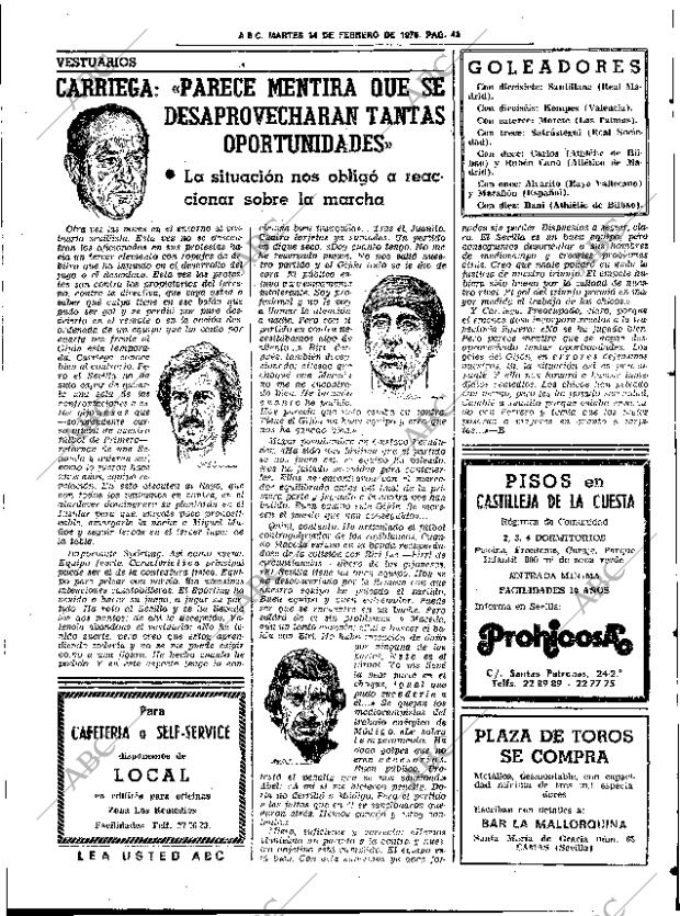 ABC SEVILLA 14-02-1978 página 55