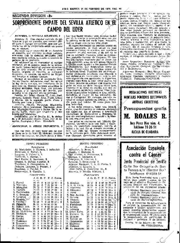 ABC SEVILLA 14-02-1978 página 61