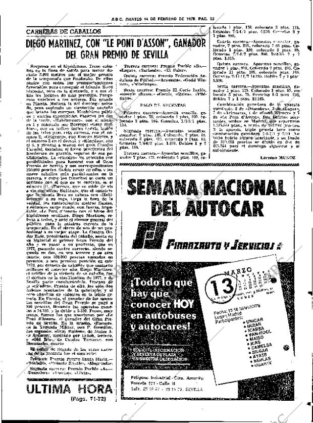 ABC SEVILLA 14-02-1978 página 65