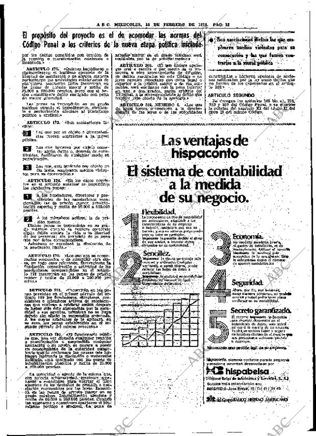 ABC MADRID 15-02-1978 página 25