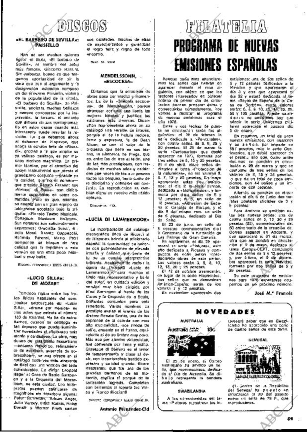 BLANCO Y NEGRO MADRID 15-02-1978 página 61