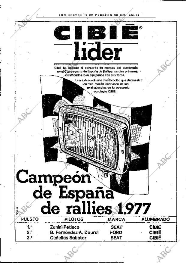 ABC MADRID 16-02-1978 página 40