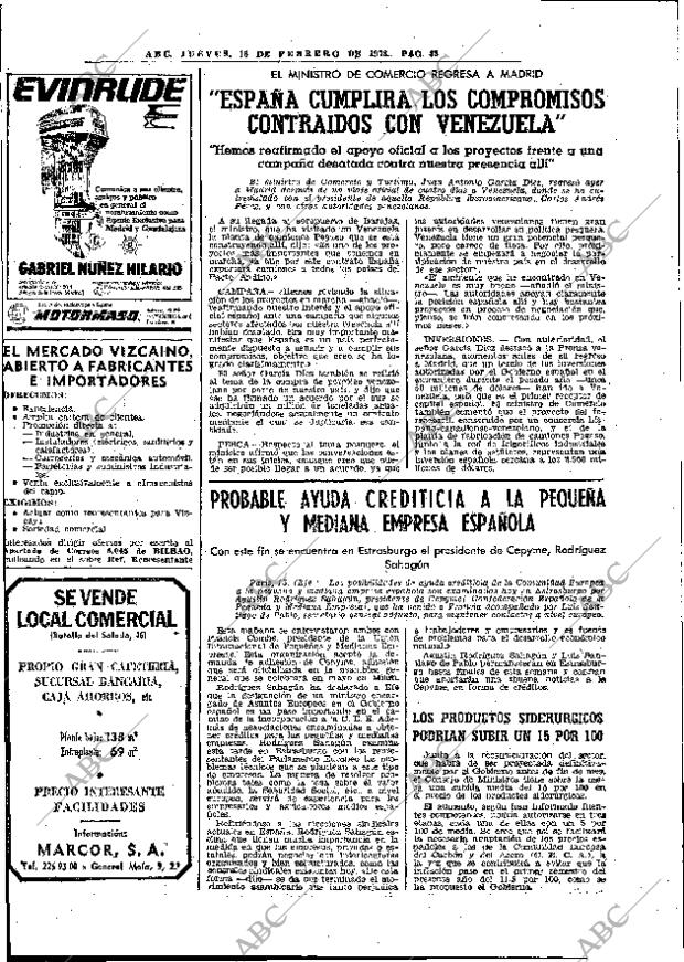 ABC MADRID 16-02-1978 página 54