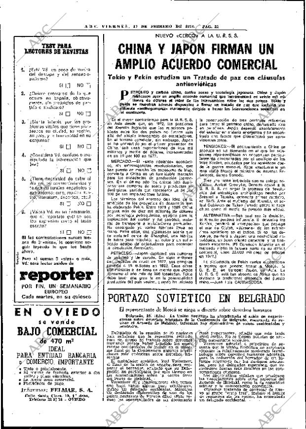 ABC MADRID 17-02-1978 página 38