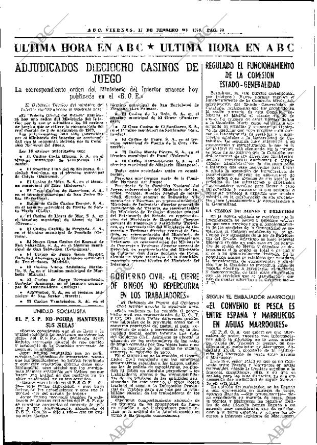 ABC MADRID 17-02-1978 página 88