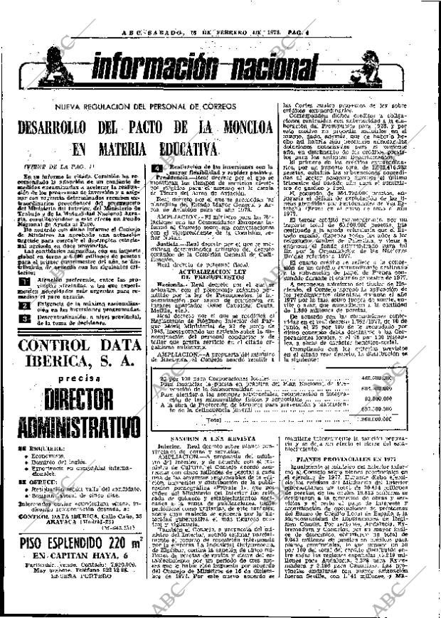 ABC MADRID 18-02-1978 página 16