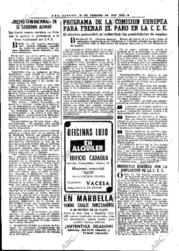 ABC MADRID 18-02-1978 página 28