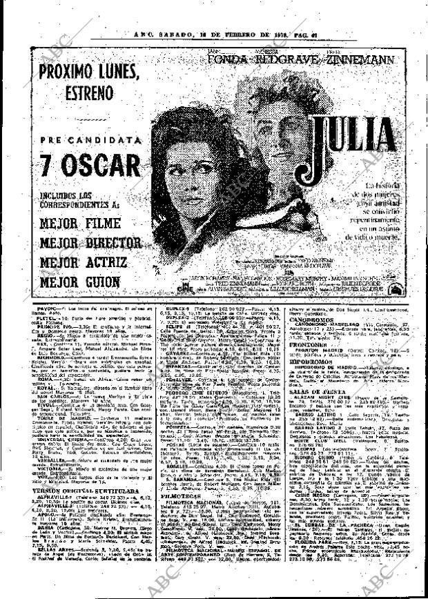 ABC MADRID 18-02-1978 página 61