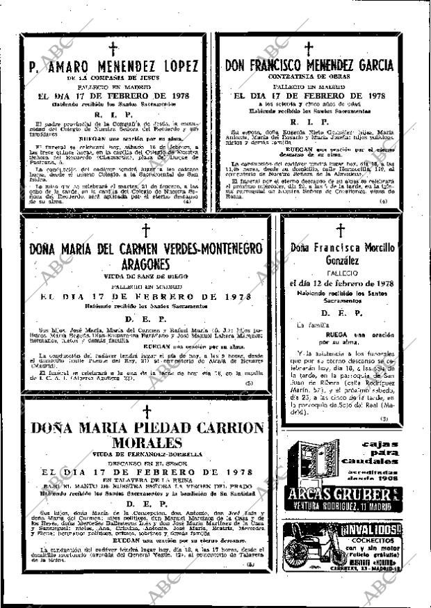 ABC MADRID 18-02-1978 página 74