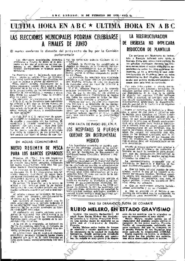 ABC MADRID 18-02-1978 página 76