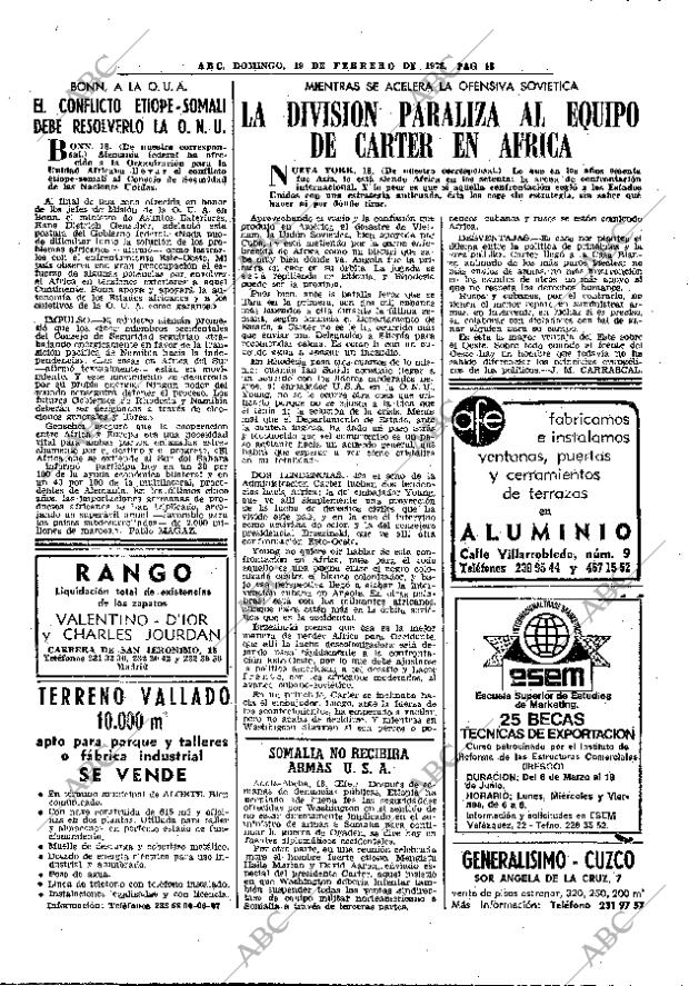ABC MADRID 19-02-1978 página 34