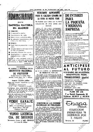 ABC MADRID 19-02-1978 página 62