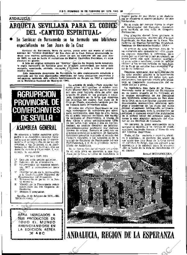 ABC SEVILLA 19-02-1978 página 34