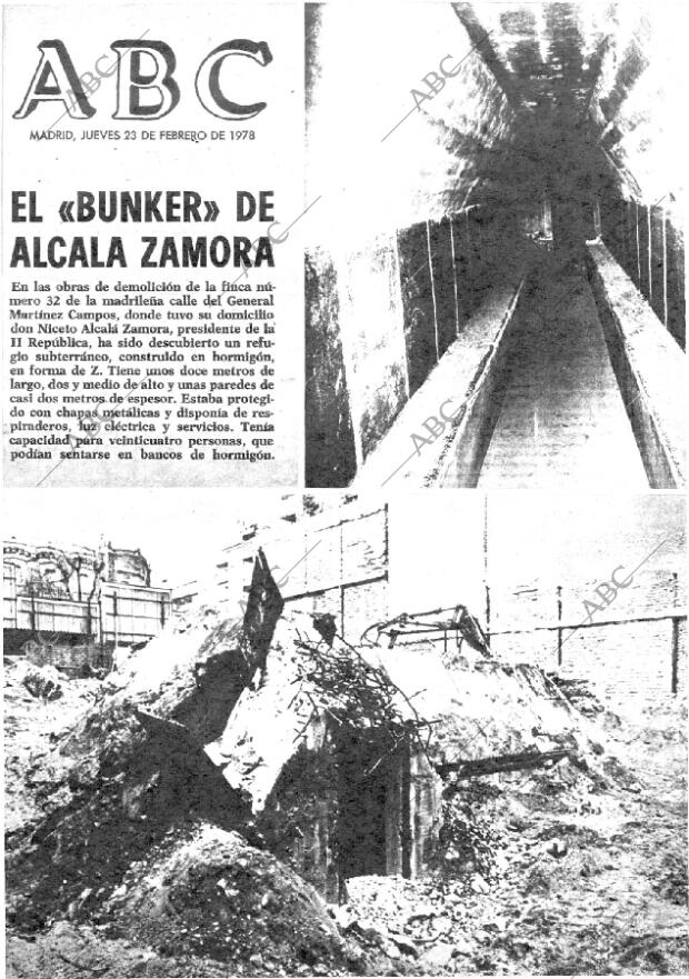 ABC MADRID 23-02-1978 página 1
