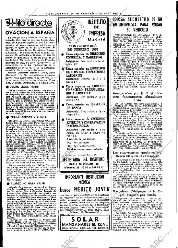 ABC MADRID 23-02-1978 página 16