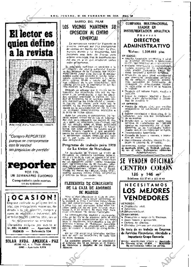 ABC MADRID 23-02-1978 página 38