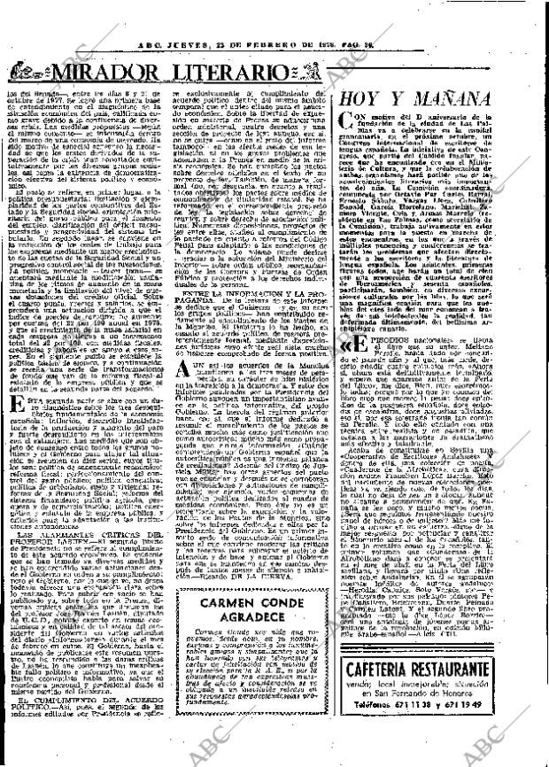 ABC MADRID 23-02-1978 página 44