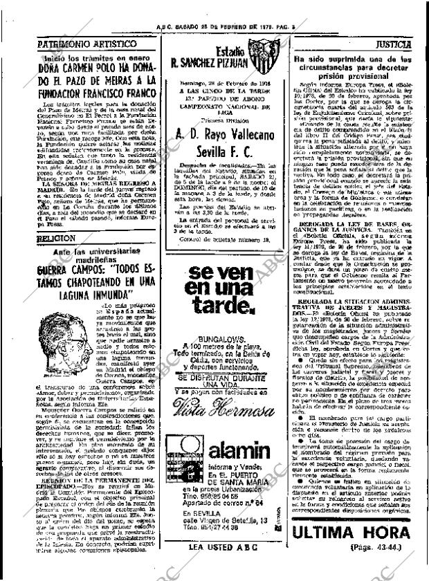 ABC SEVILLA 25-02-1978 página 16