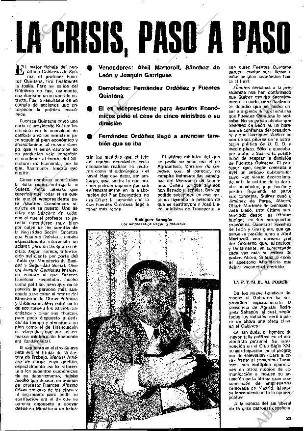 BLANCO Y NEGRO MADRID 01-03-1978 página 23