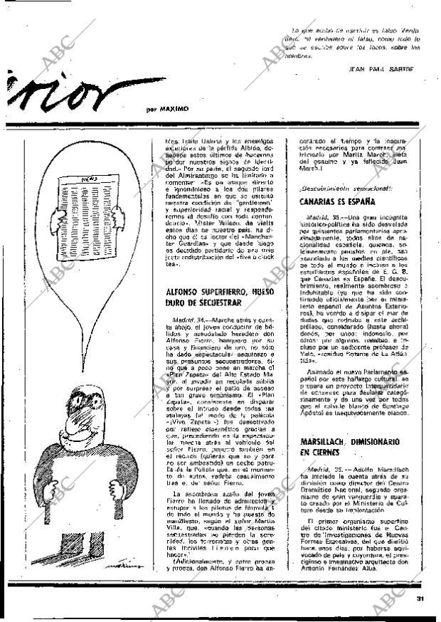 BLANCO Y NEGRO MADRID 01-03-1978 página 31
