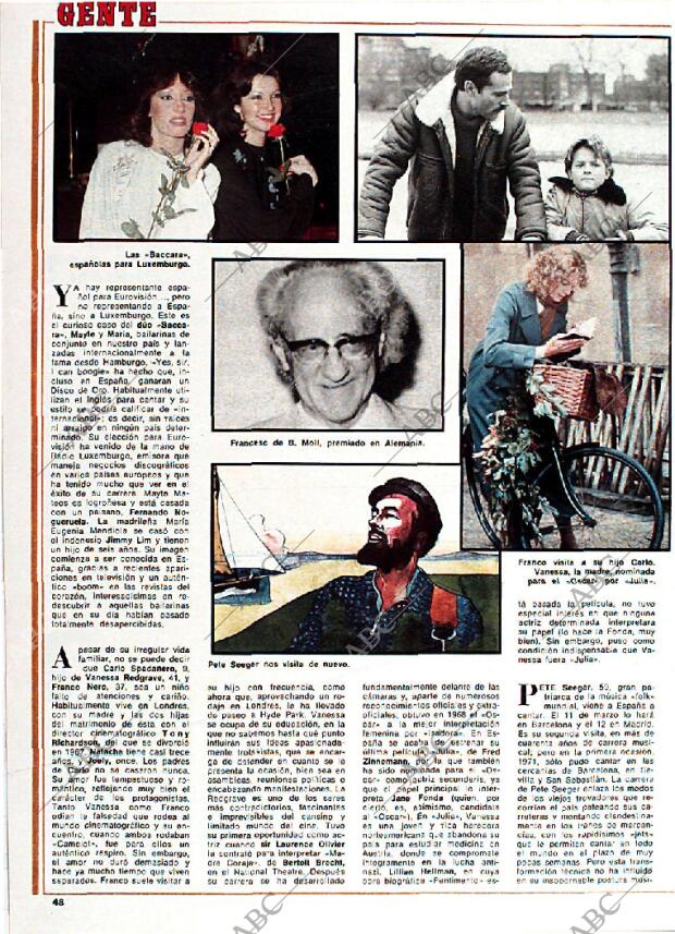 BLANCO Y NEGRO MADRID 01-03-1978 página 48