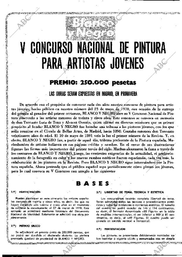 BLANCO Y NEGRO MADRID 01-03-1978 página 70