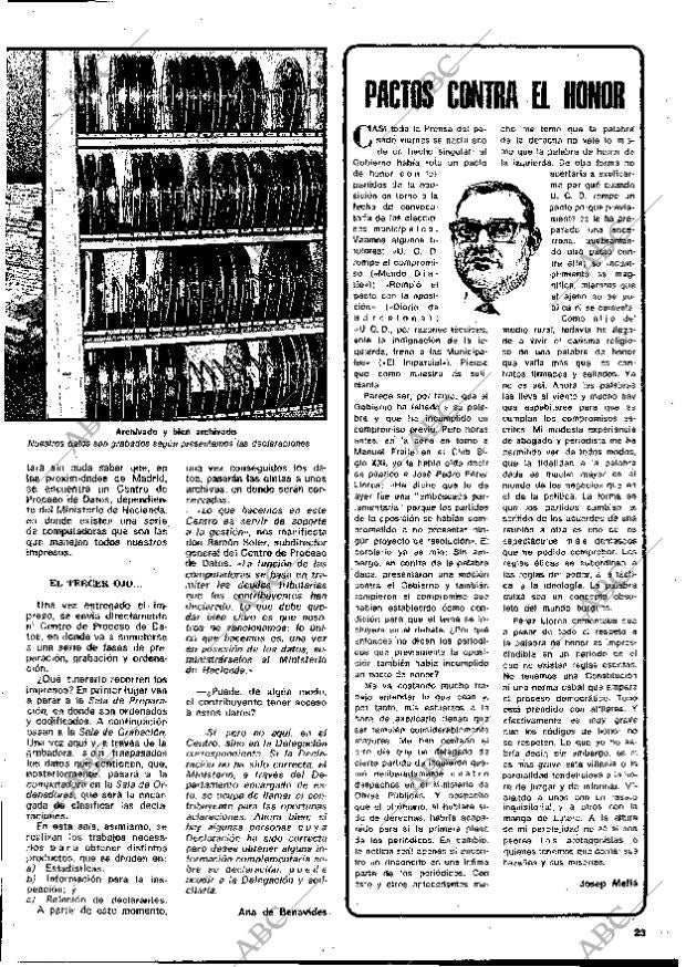 BLANCO Y NEGRO MADRID 08-03-1978 página 23