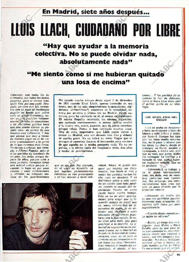 BLANCO Y NEGRO MADRID 08-03-1978 página 45