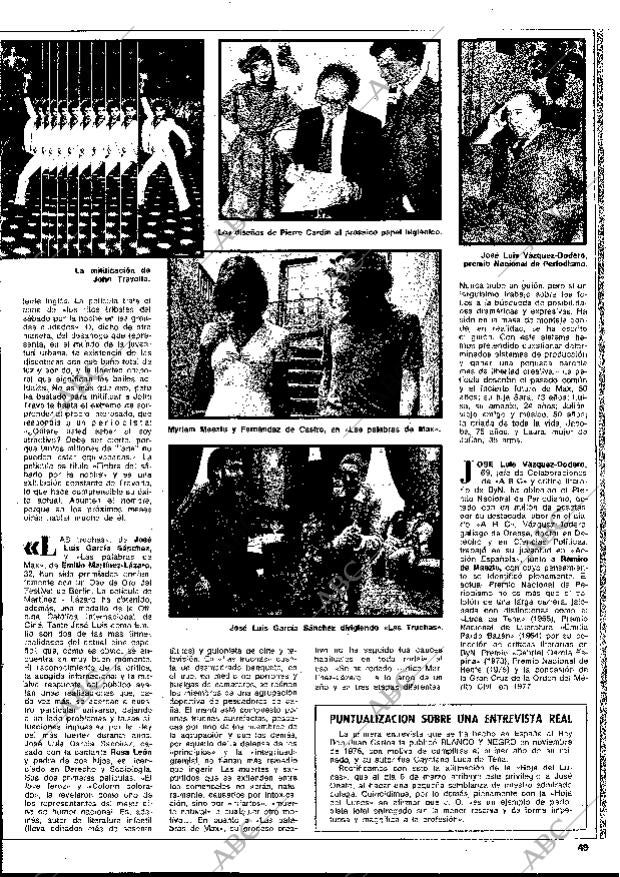BLANCO Y NEGRO MADRID 08-03-1978 página 49