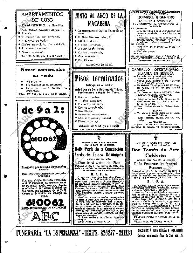 ABC SEVILLA 12-03-1978 página 74