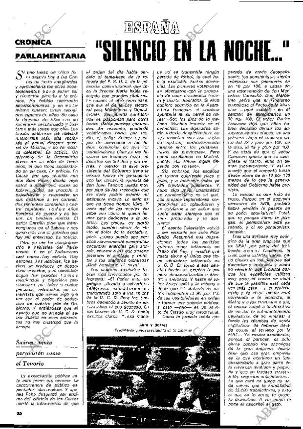 BLANCO Y NEGRO MADRID 15-03-1978 página 20
